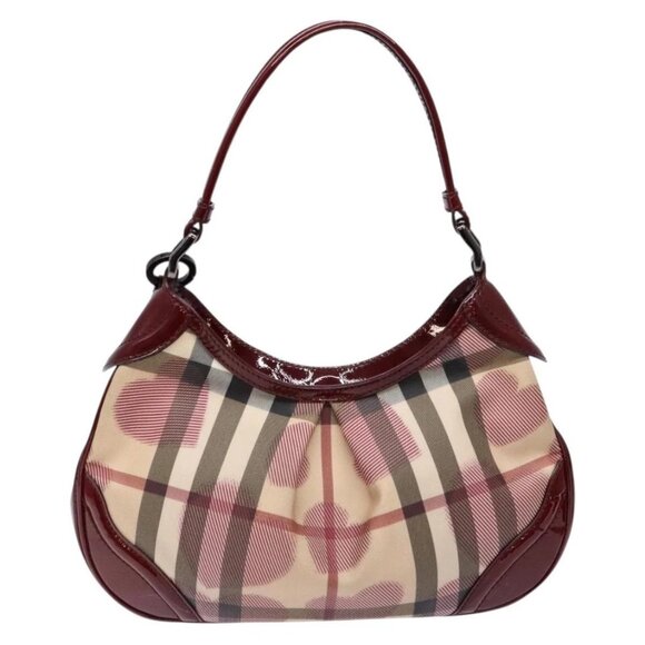 BURBERRY Nova Check Shoulder Bag PVC Beige Auth 140319 - Picture 3 of 16